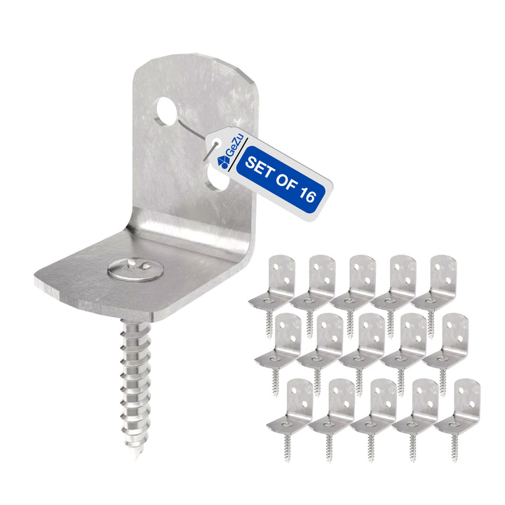 L-Shape Braided Fence Panel Bracket | Wattle Fence Holder