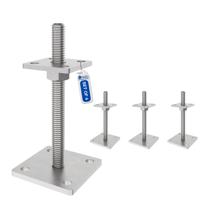 Height Adjustable Bolt Down Post Support | Post Base Bundle
