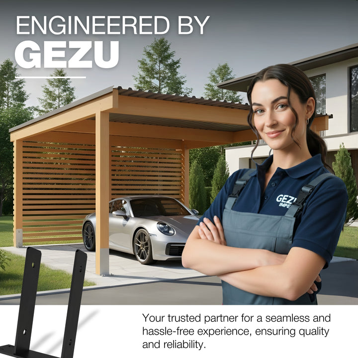 U Shaped Fence Post Bracket | Post Support