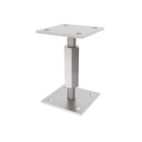 Adjustable post support with long nut