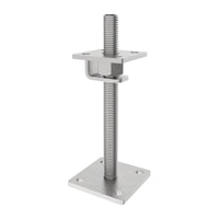 Adjustable post support with hook