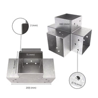 Pergola Bracket | Post Connectors X