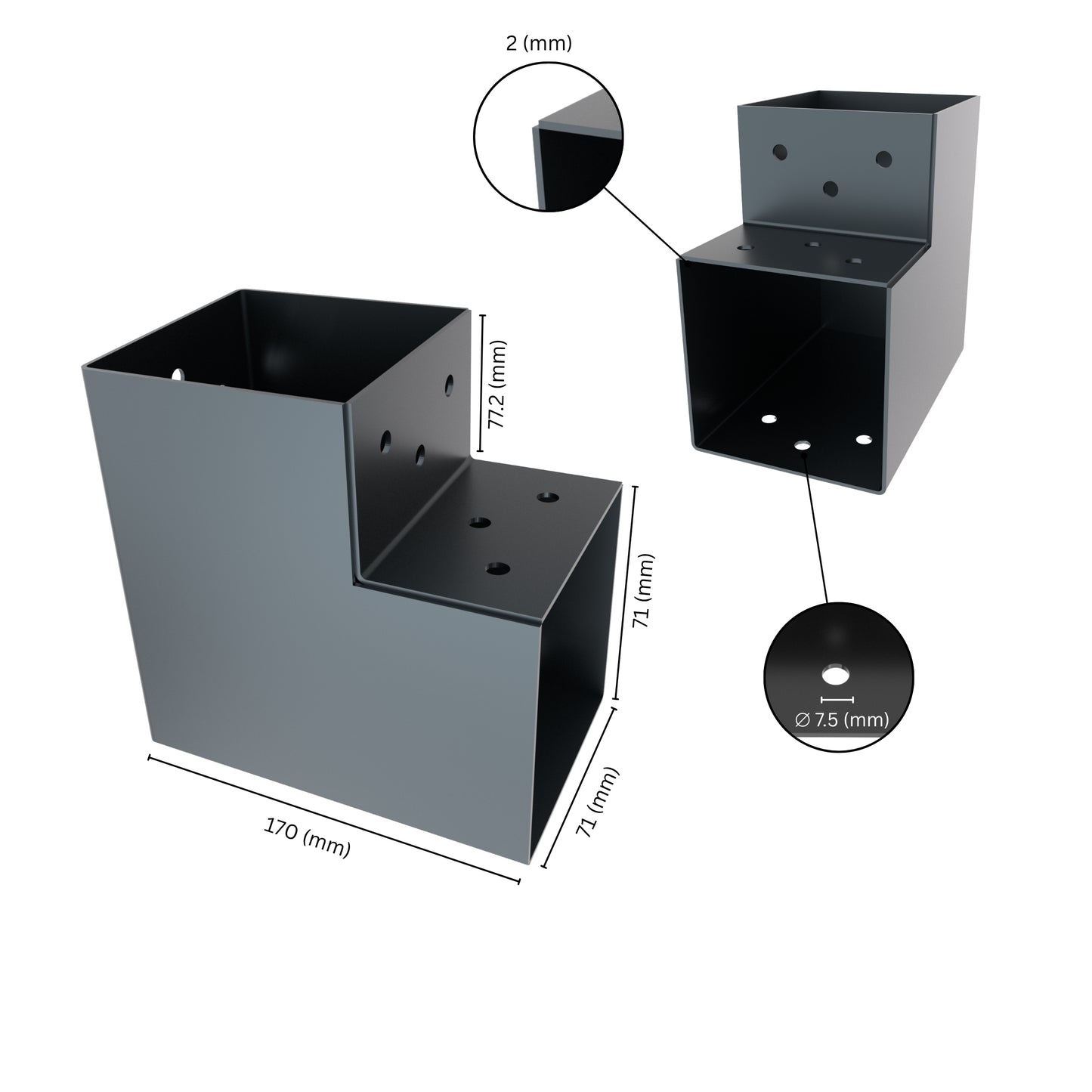 Pergola Bracket | Post Connectors L