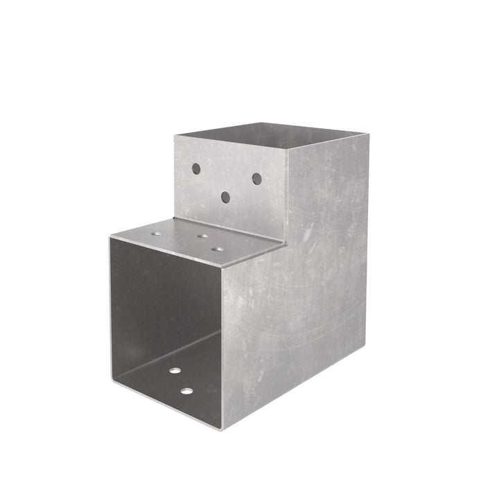 L shaped post connector