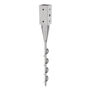 Ground screw post anchor