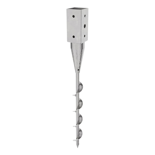 Ground screw post anchor