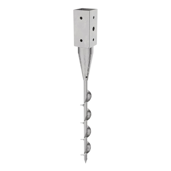 Ground screw post anchor