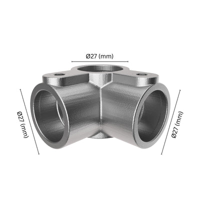 3 Way Mid Rail Corner Clamp