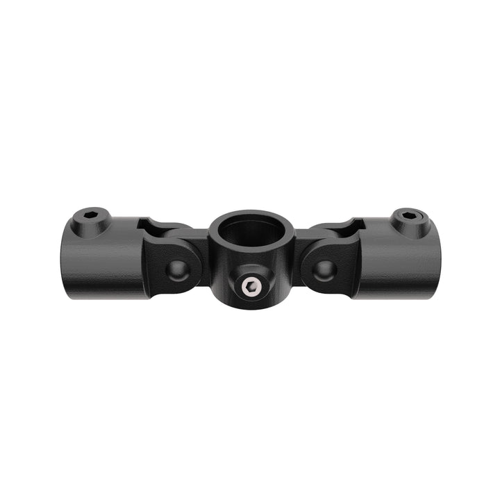 Double Inline Swivel Combination Key Clamp Black