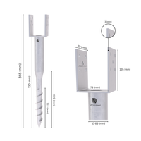 U Post Support Ground Anchor