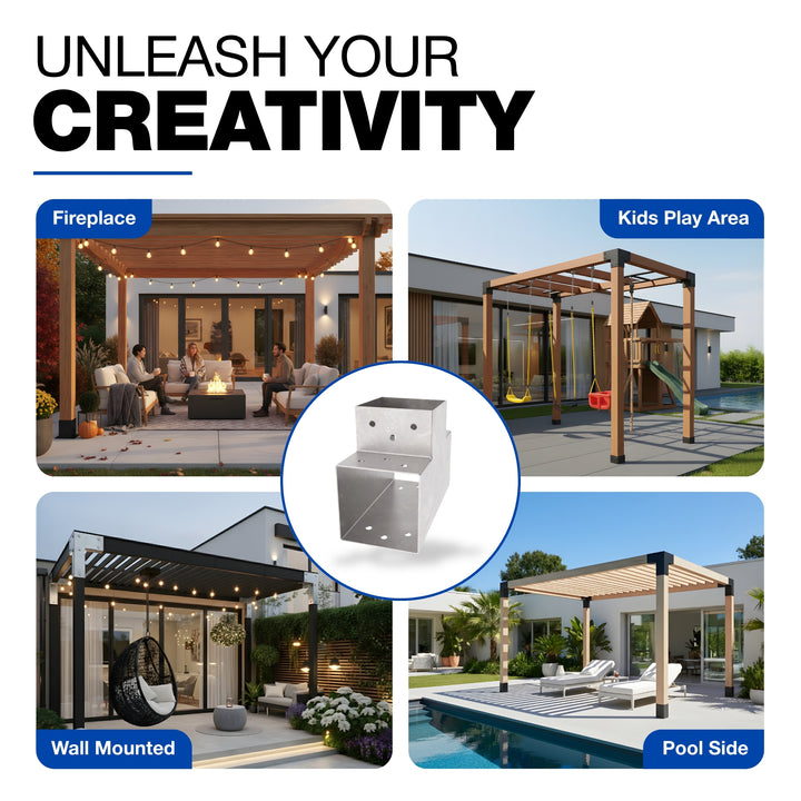 Pergola Bracket | Post Connectors T Bundle