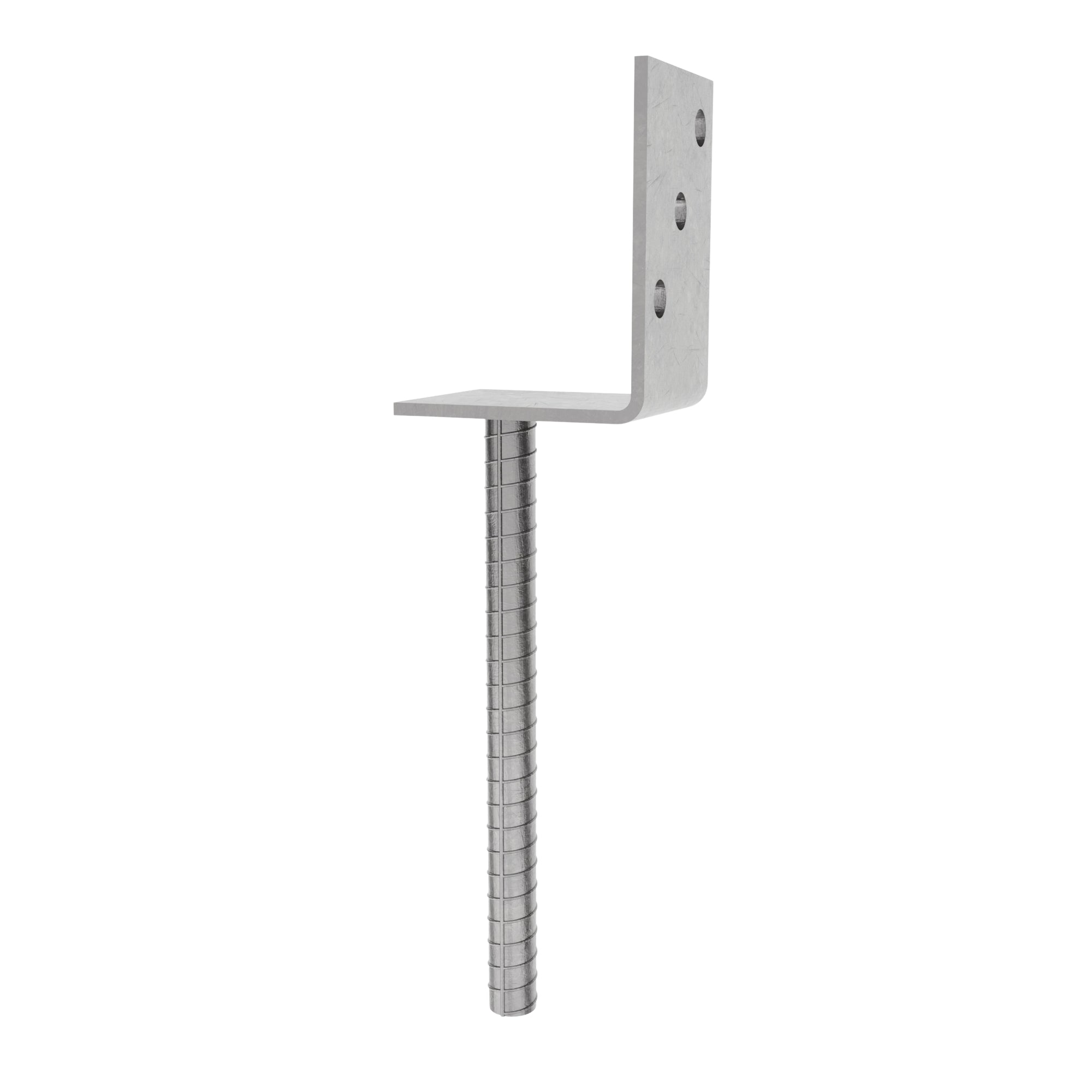 Concrete post anchor L shape 