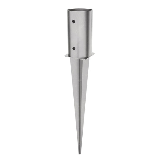 Round post spike support