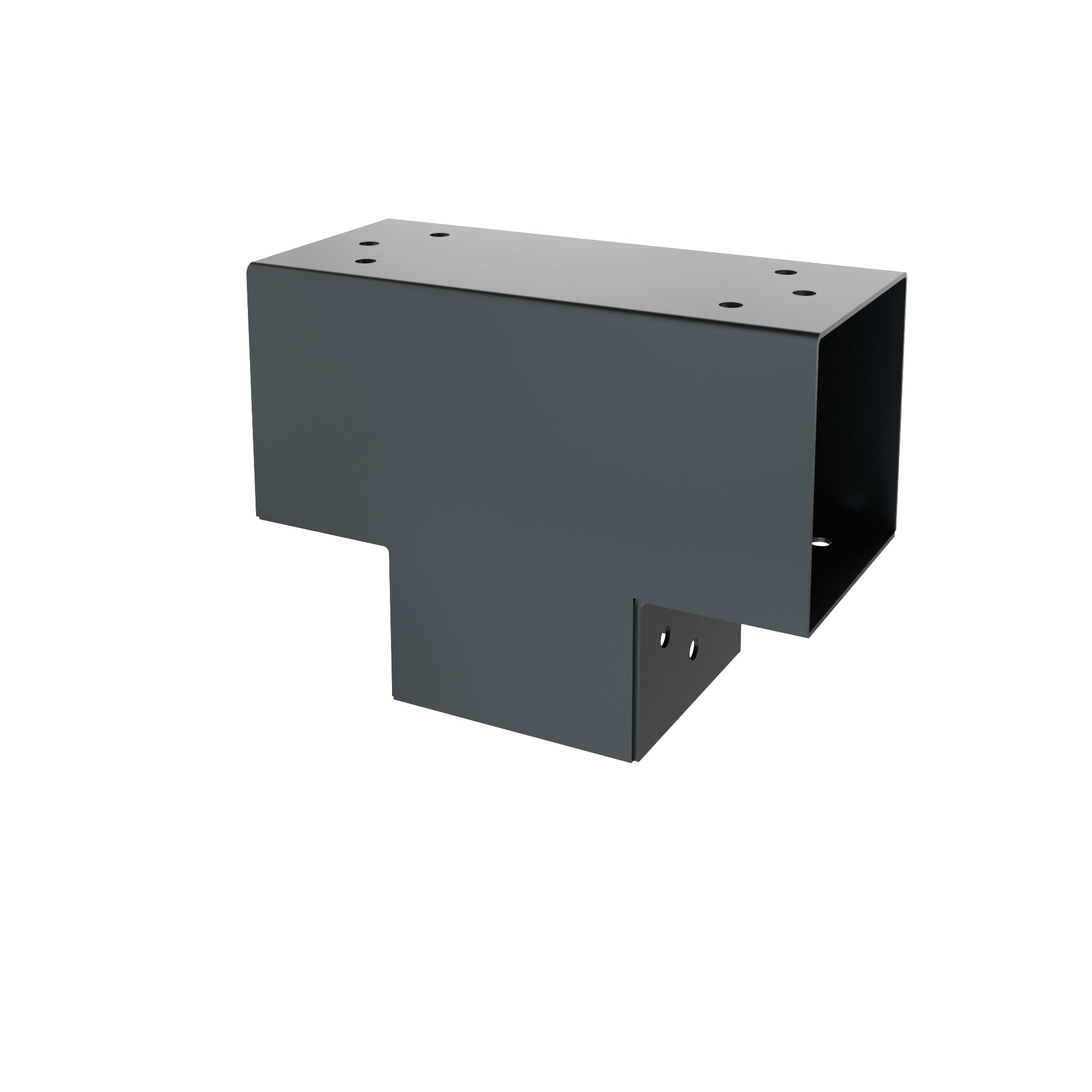 Post corner connector T shape