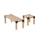 Kit de estructura para dos mesas de bricolaje
