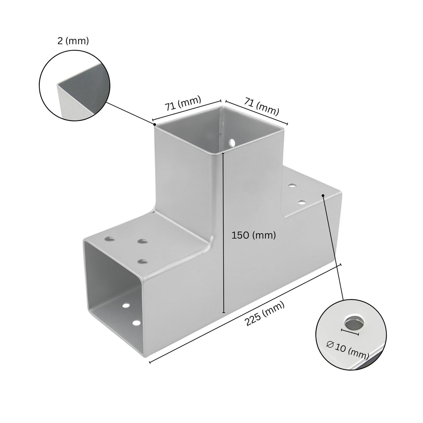 Pergola Bracket | Post Connectors T
