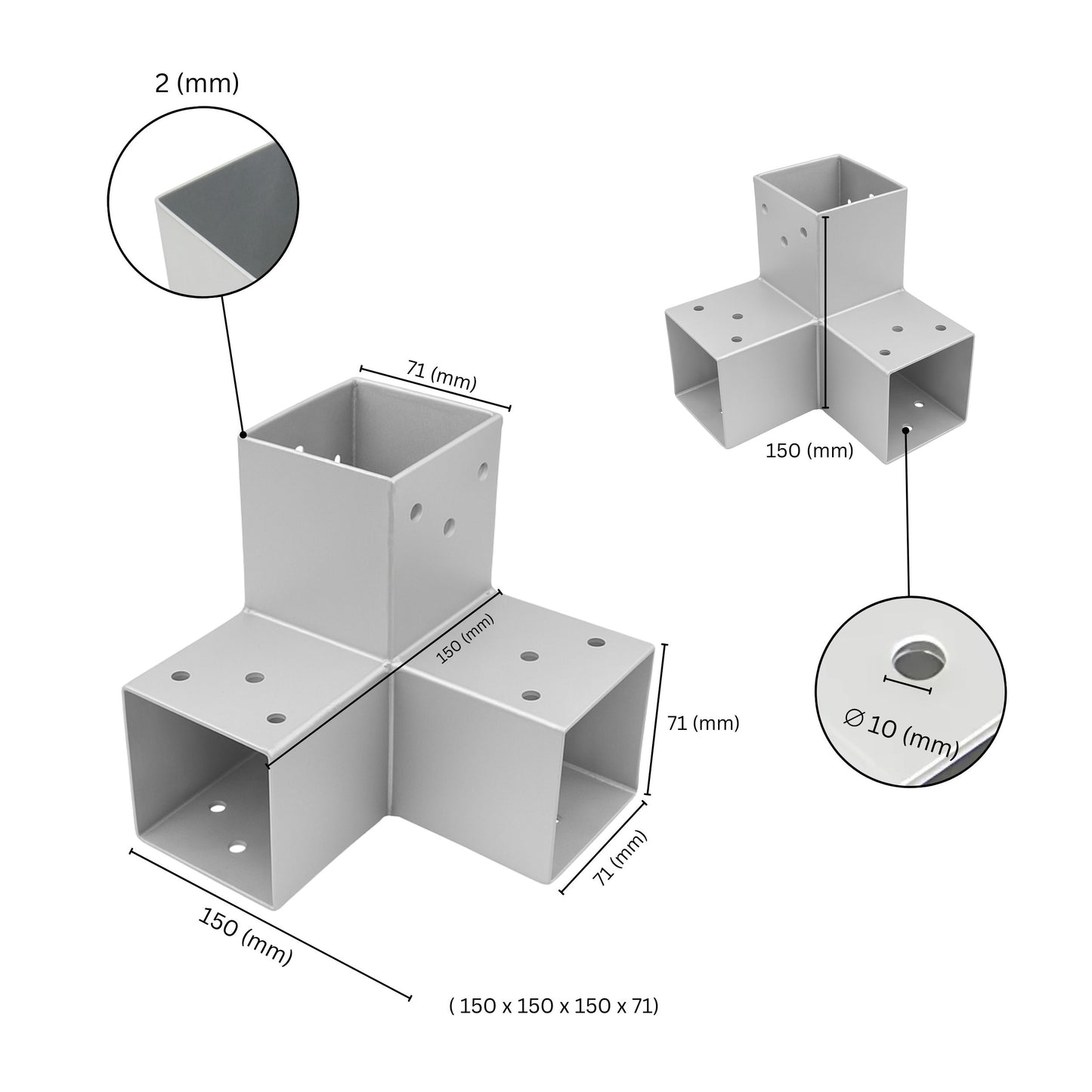 Pergola Bracket | Post Connectors Y