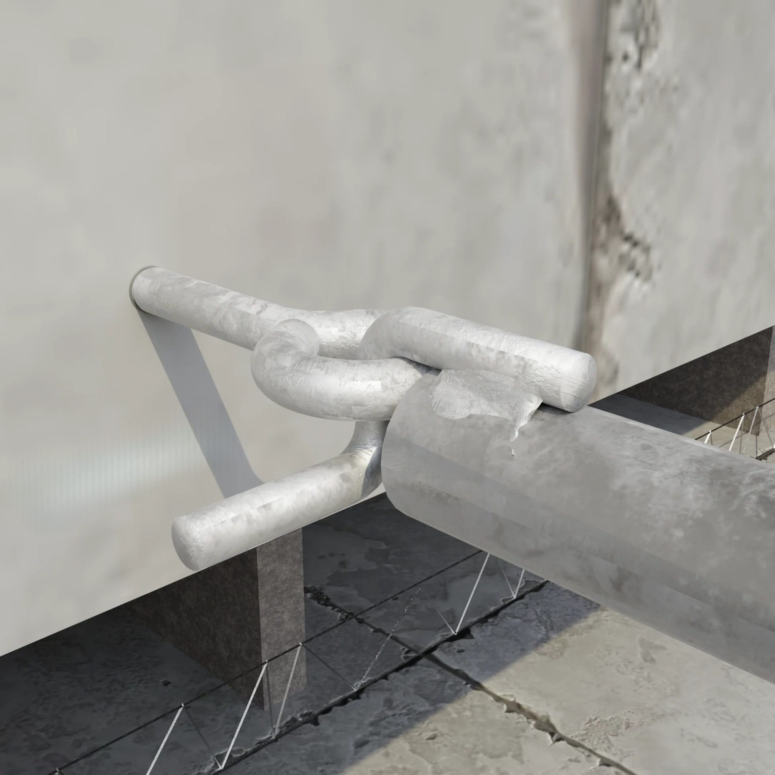 Scaffold Wall Tie Anchor Tube with Hook
