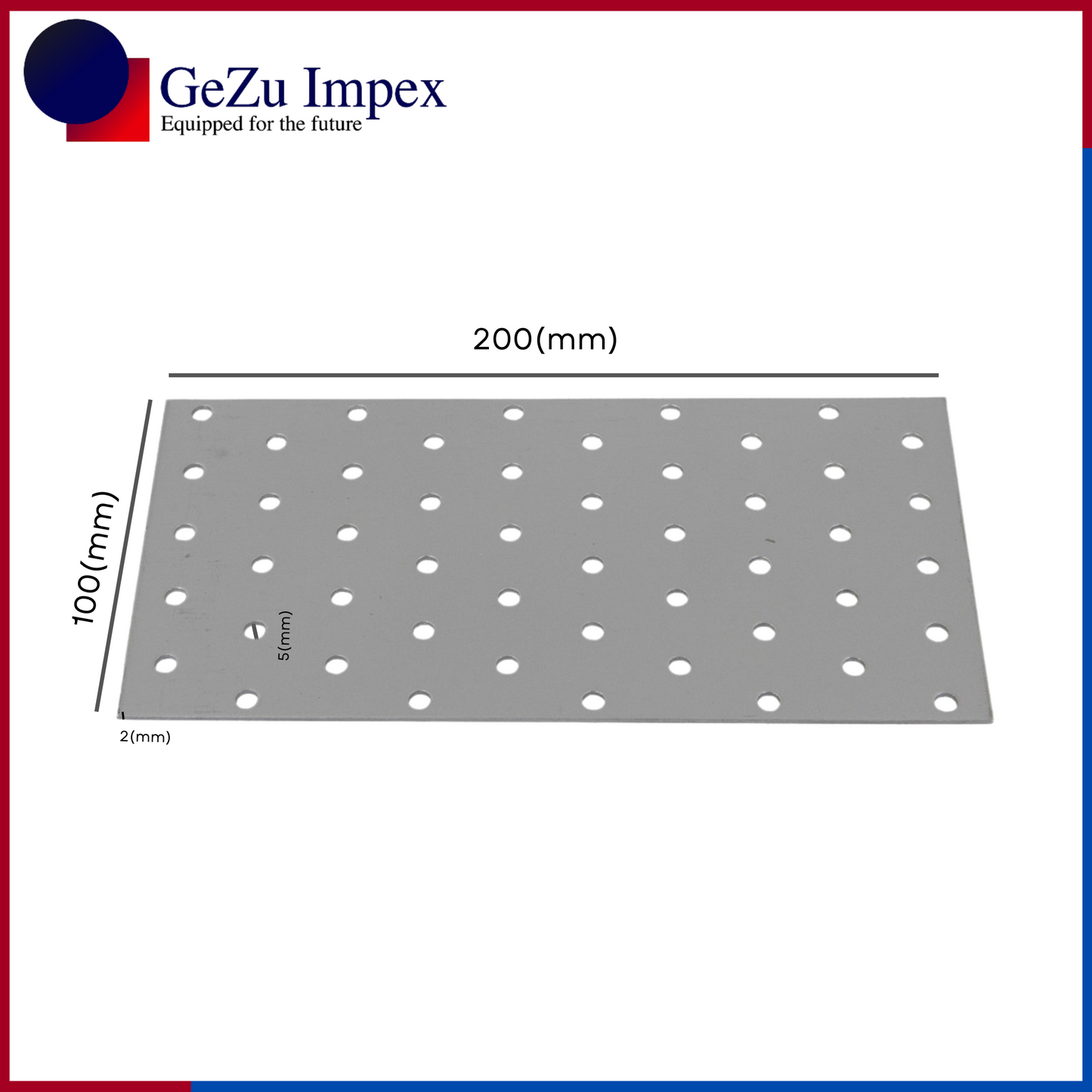 Joining Plates flat perforated connector