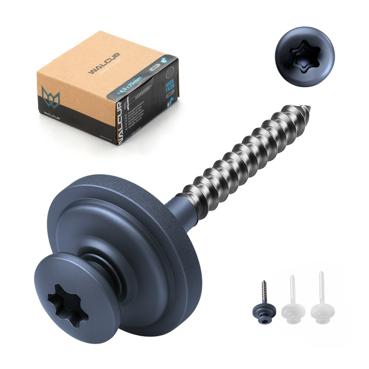 Stainless steel Spengler screw grey