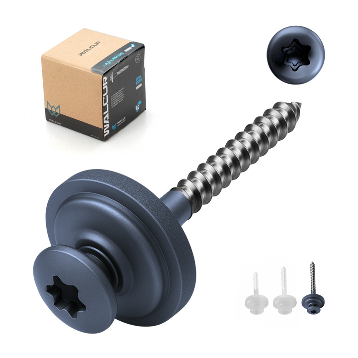 Stainless steel Spengler screw grey
