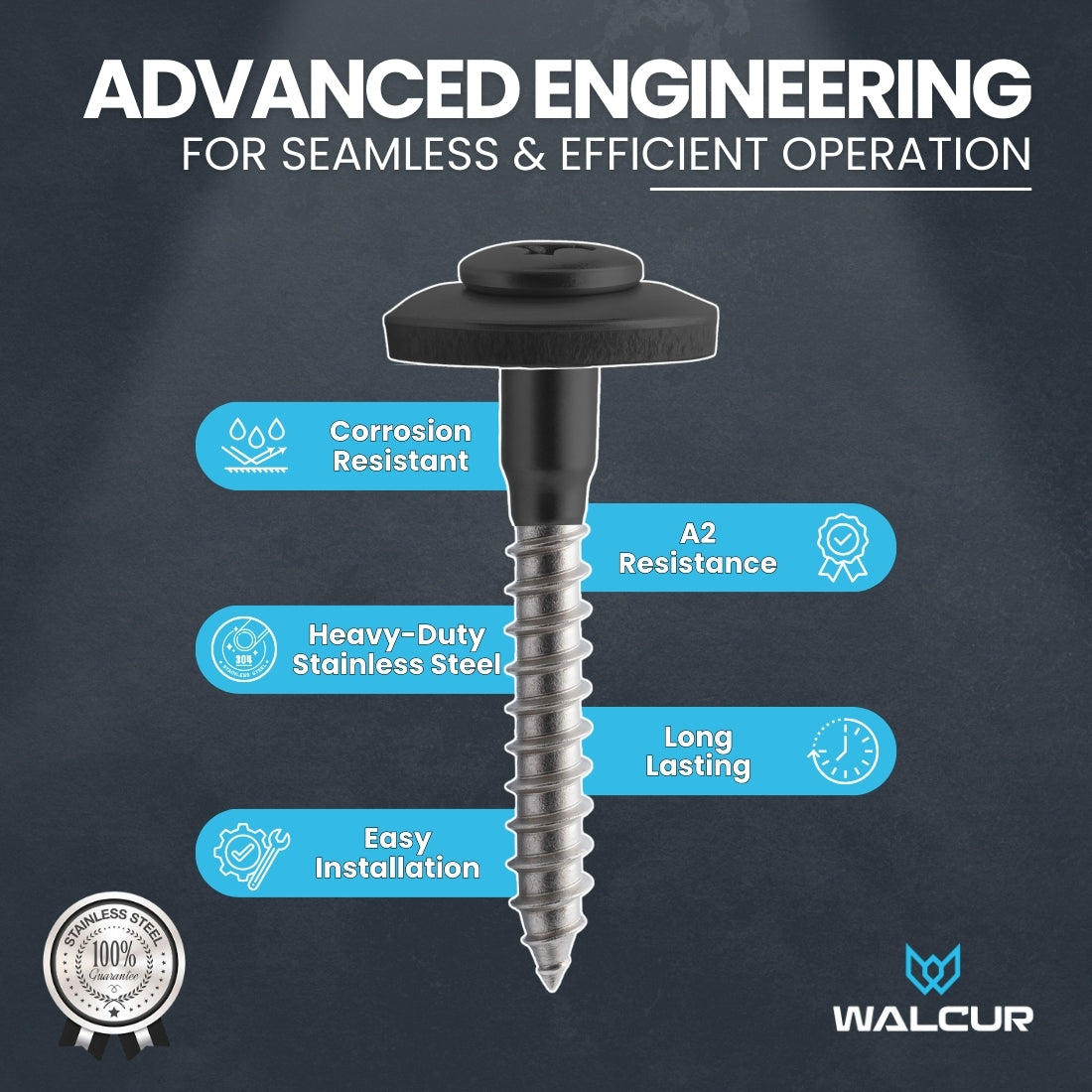Spengler screw features
