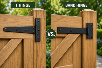 T Hinge vs Band Hinge: Which One Is Right for Your Gate