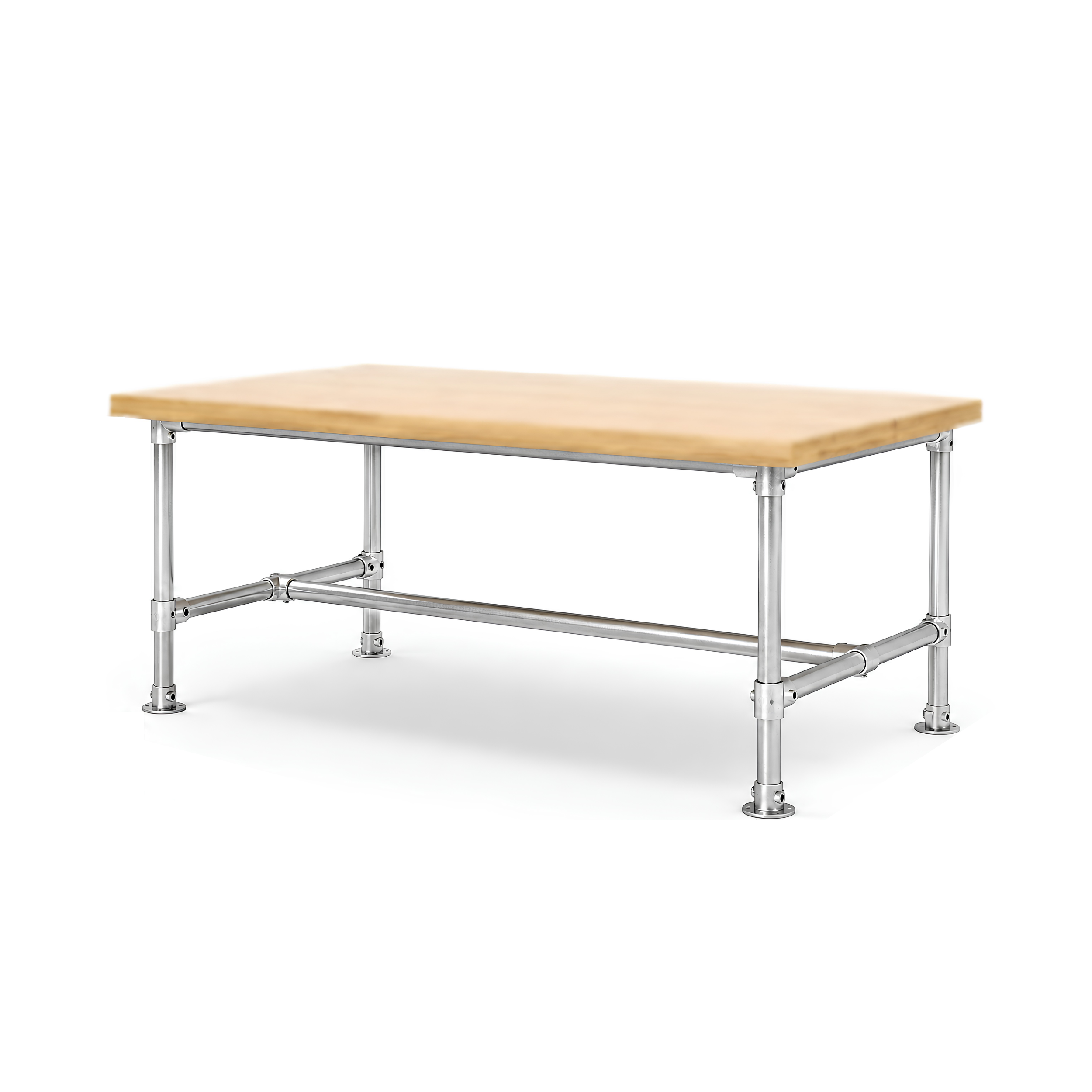 Kit de estructura de mesa – Ø42 mm, acero galvanizado.