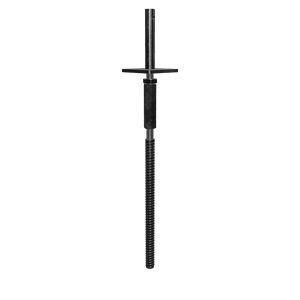 Heavy duty concrete in adjustable post support T
