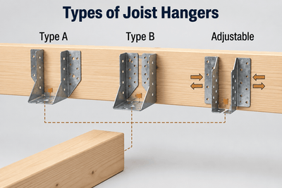 Types of Joist Hangers & When to Use Each One